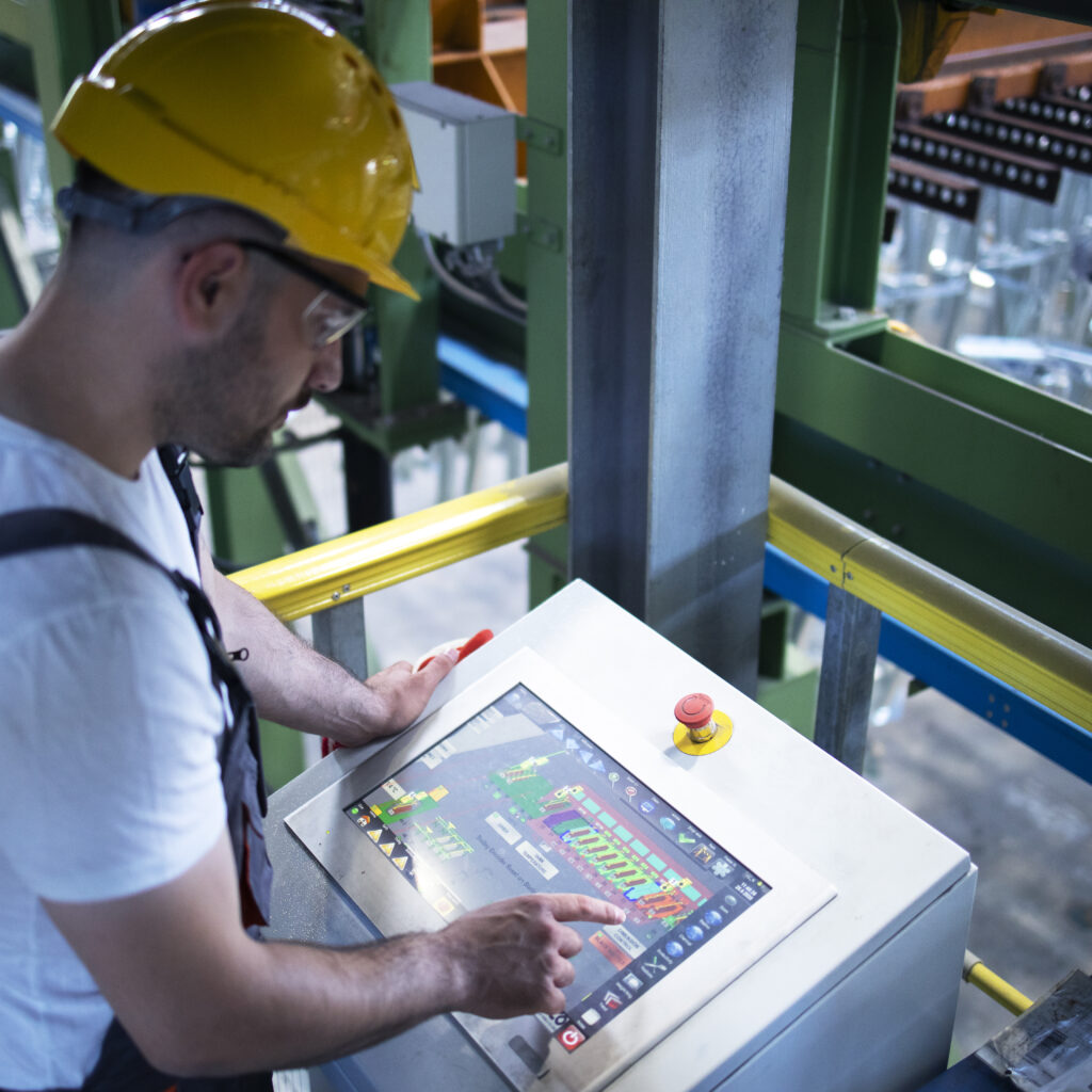 monitoring industrial machines production